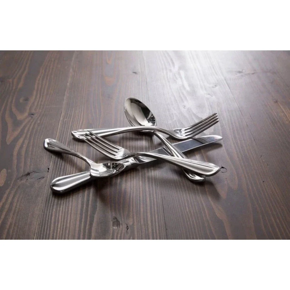 Fortessa Voletta Mirror 18/10 Stainless Steel Flatware 20 Pieces BRAND NEW SET